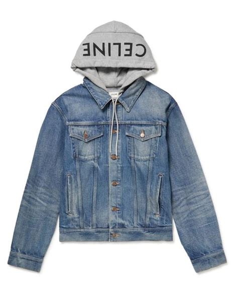 celine denim jacket women's|celine homme men's jacket.